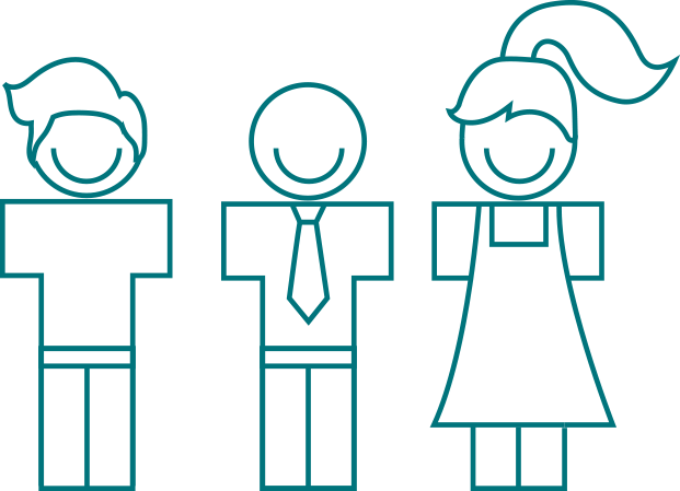 People-outline - People (621x449), Png Download