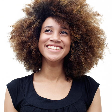 The Temp Jobs Come With Benefits - Afro (450x450), Png Download