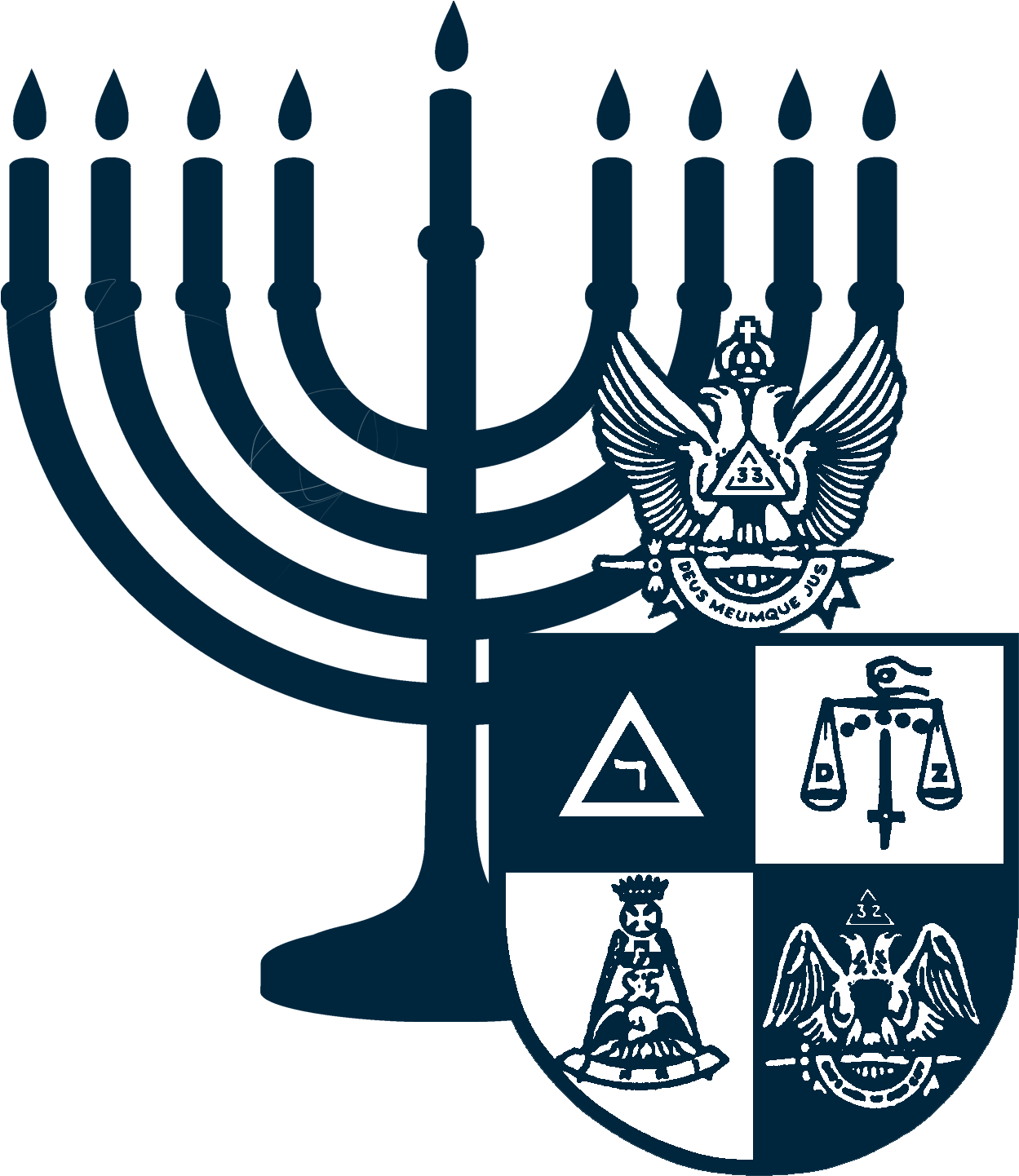 The Festival Of Lights Will Begin Tomorrow Night As - Menorah Judaism (1398x1500), Png Download
