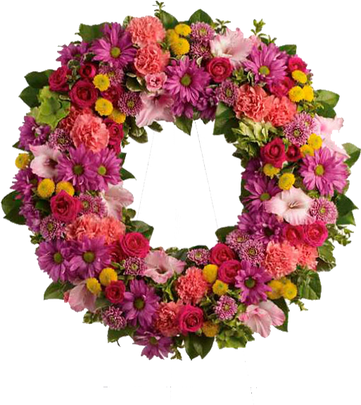 Corona De Flores - Flower Bouquets For Funerals (645x645), Png Download