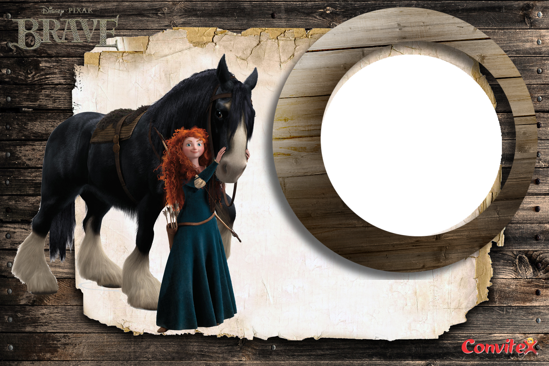 Anúncios - Merida And Angus - Disney / Pixar Brave (1772x1181), Png Download