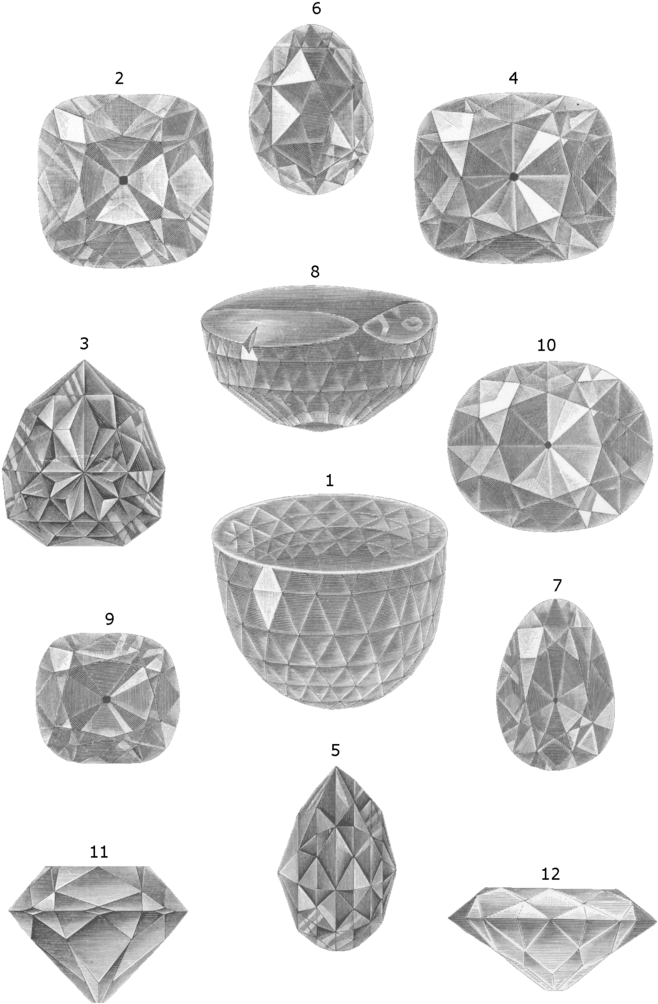 Diamanter, Några Stora Och Ryktbara Diamanter, Nordisk - Orange-yellow Diamond [book] (670x1024), Png Download