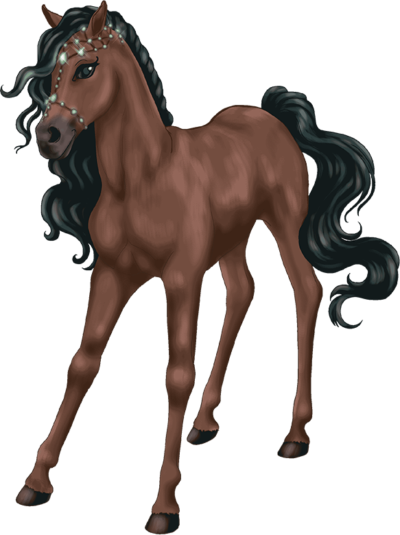 Gp Bs Ab Fp Foal Jewell20130802 2538 1c03gsz 0 - Bella Sara Legendary Horse (583x780), Png Download
