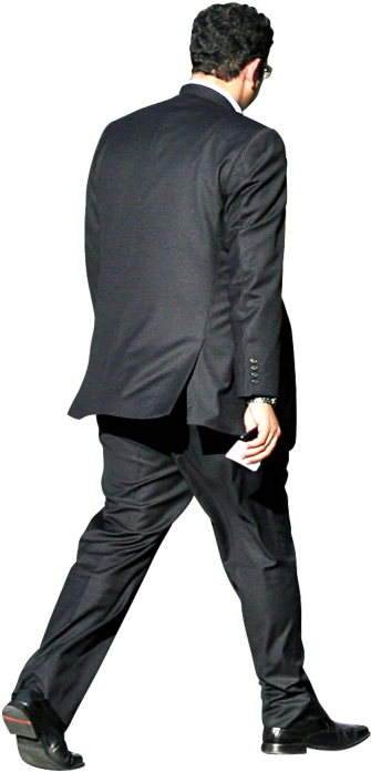 Man In Suit Walking Outside Alex Proimos/cc-attribution - Michael Jackson Bad Halloween Costume (424x750), Png Download