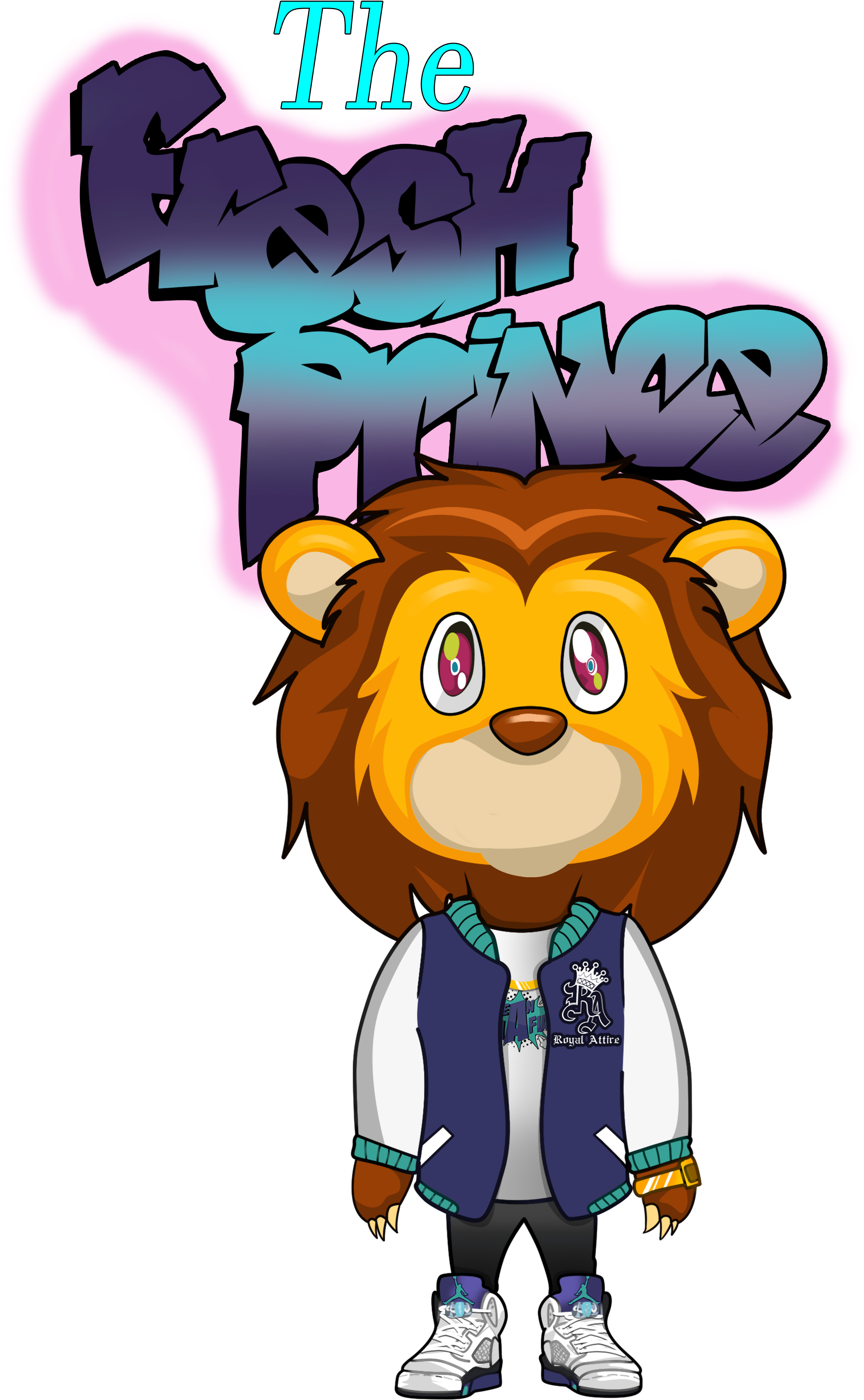 Image Of Fresh Prince Yeezy Lion Hoody - Air Jordan (4000x4000), Png Download