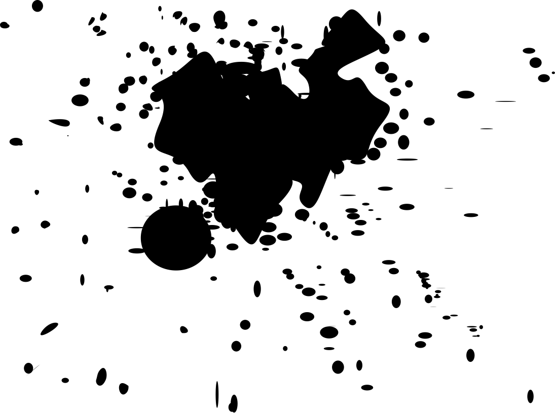 Splatter Texture Png - Splat Texture Png (1095x815), Png Download