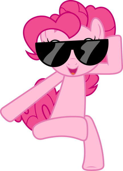 Absurd Res, Artist - Pinkie Pie With Glasses (432x600), Png Download