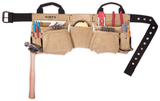 Kuny's 5-pocket Carpenters Tool Belt Apron Ap622 - Kunys Tool Apron (600x400), Png Download