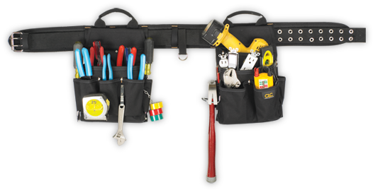 Dish Approved/dish Approved Tools - Kunys Electrician Tool Belt (600x400), Png Download