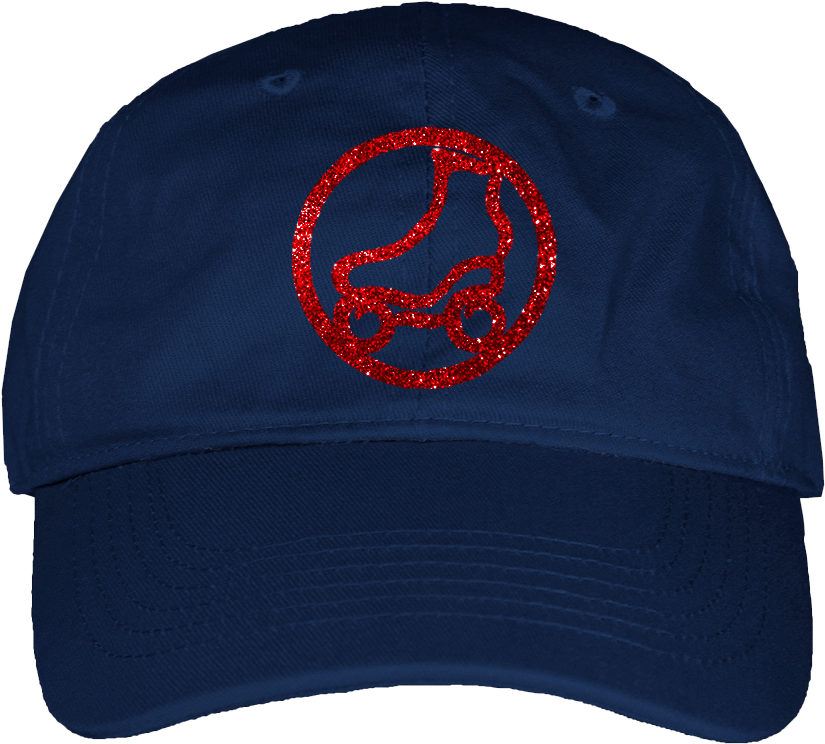 Or Skate Red Glitter - Baseball Cap (1000x1000), Png Download