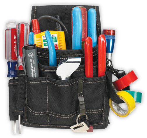 Kuny El-1503 Electrician's Pouch 9 Pocket (550x550), Png Download