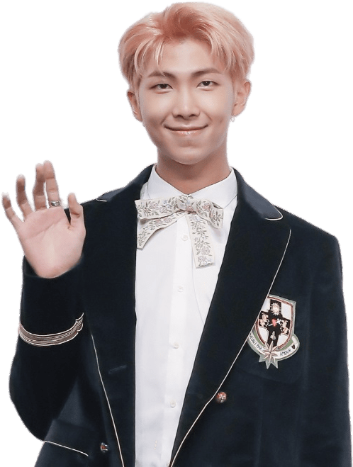Bts Rap Monster Salutando - Bts Rap Monster Png (400x400), Png Download