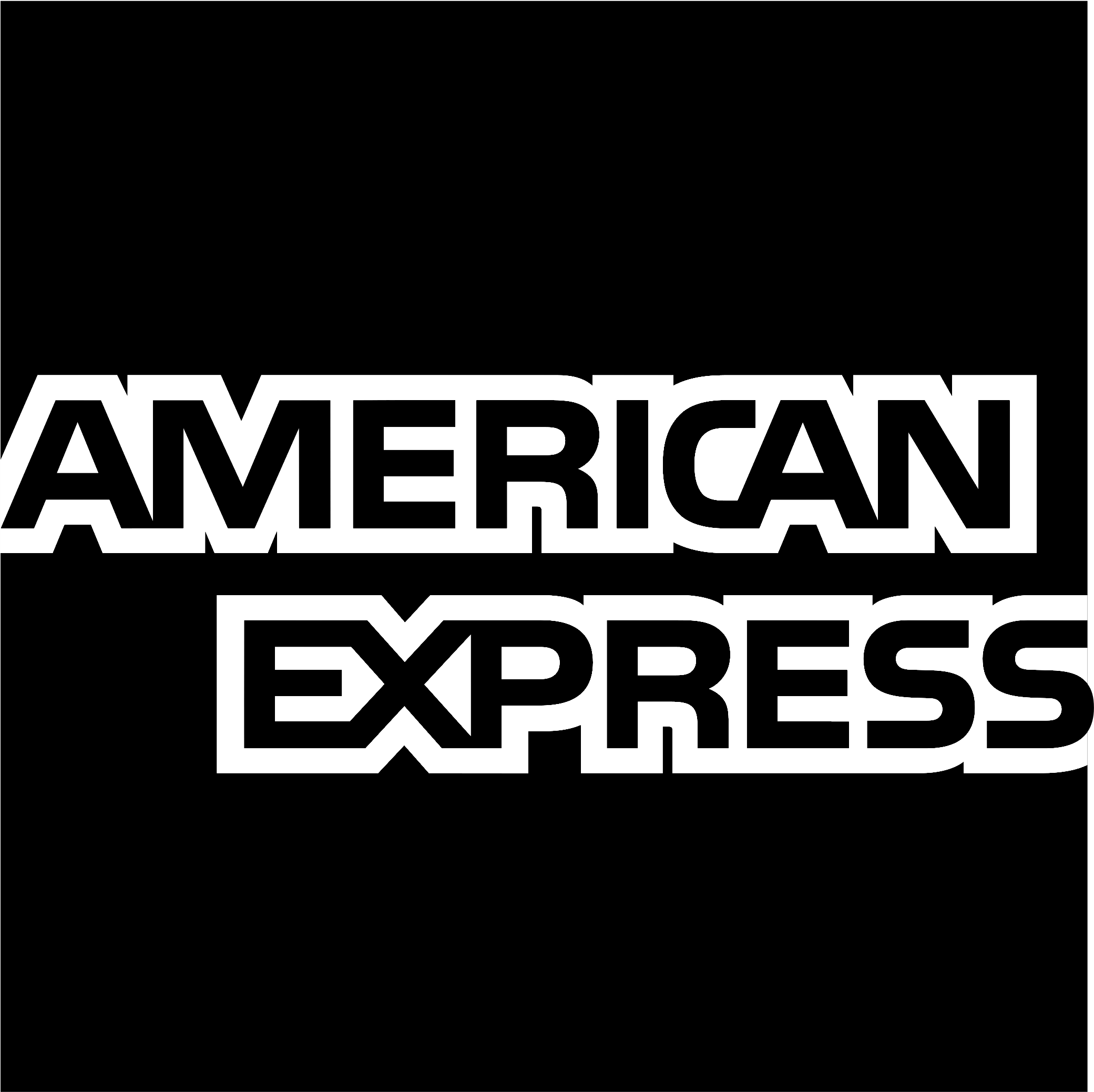 American Express Logo Black And White - American Express Cards Welcome (2400x2400), Png Download
