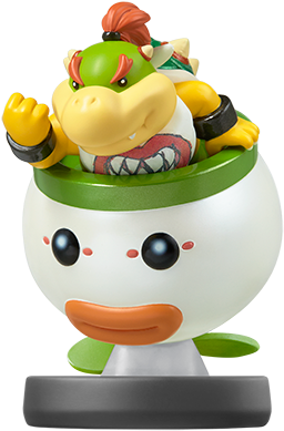 Bowser-jr - Bowser Jr Amiibo Smash Bros (500x537), Png Download