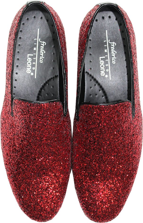 Picture Of Red Sparkle Shoe - Geno's Formal Affair (550x550), Png Download