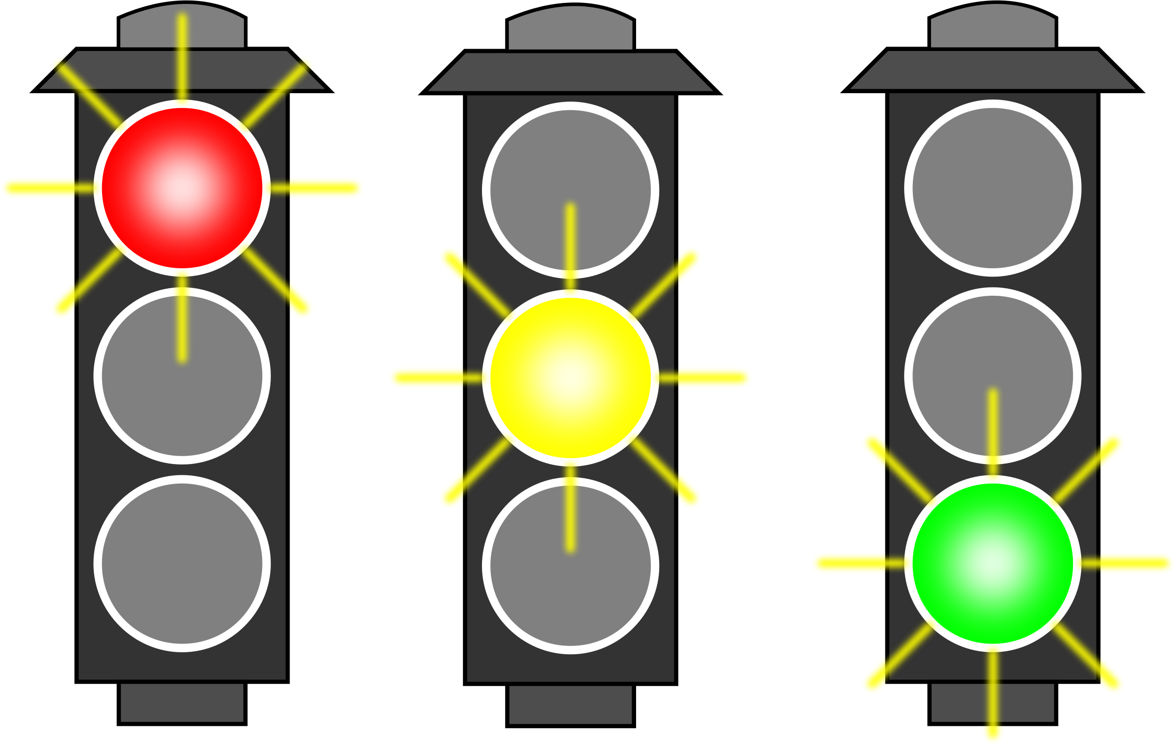 Traffic Light Transparent Images - Traffic Lights (2394x1519), Png Download