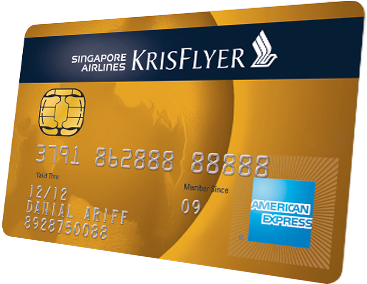 Singapore Airlines Krisflyer American Express Credit - Krisflyer Card Singapore Airlines (454x283), Png Download