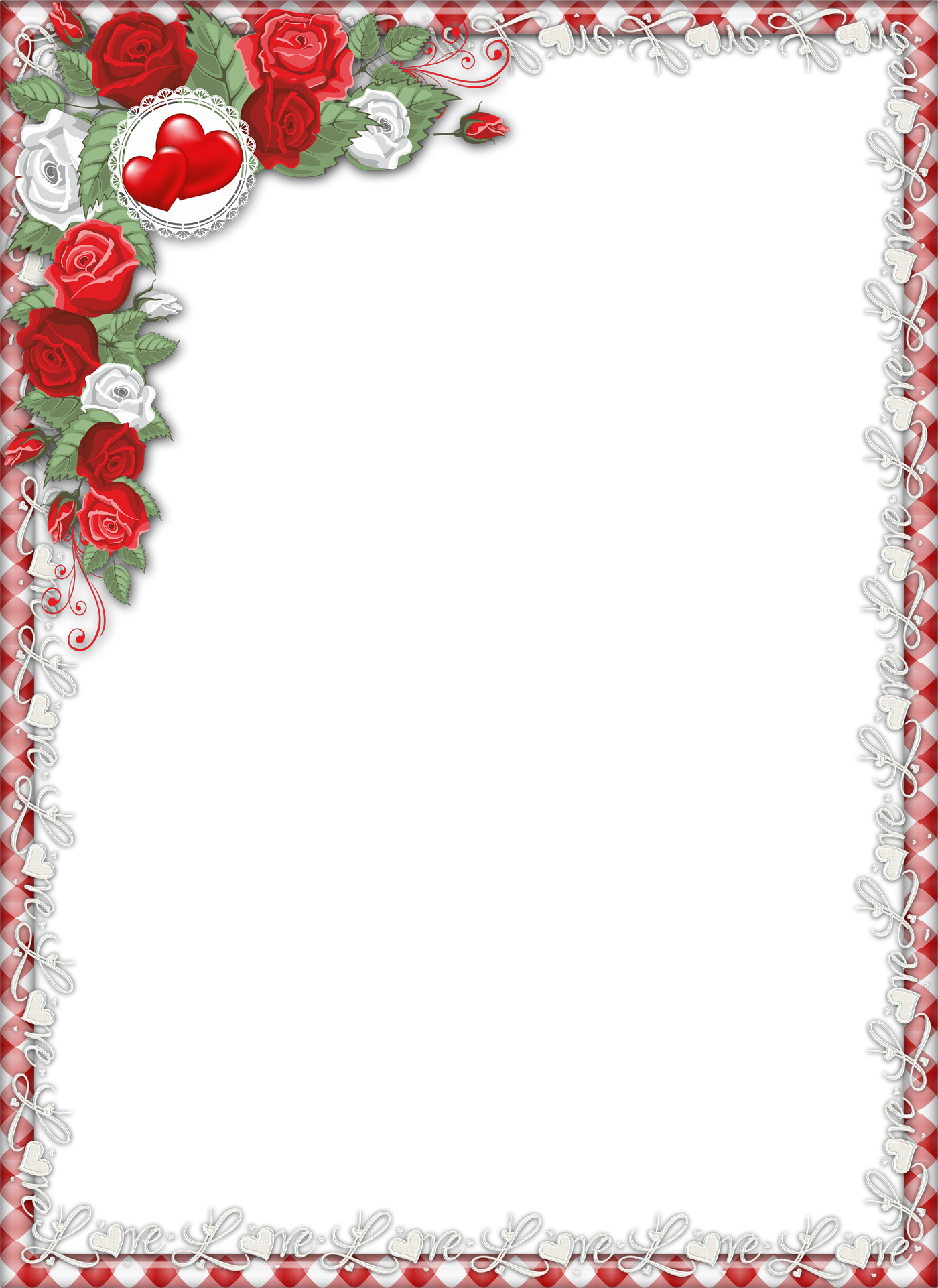 Love Frame Png Image - Jain Michhami Dukkadam Date 2018 (1400x1922), Png Download