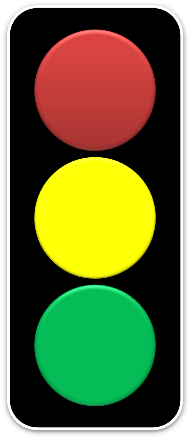 Stop Light Clip Art 1vjkz9 Clipart - Red Yellow Green Stop Light (378x865), Png Download
