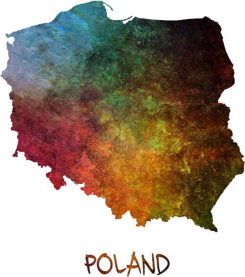 As Are American Express, Diners Club And Jcb, Although - Watercolor Map Of Poland (600x901), Png Download