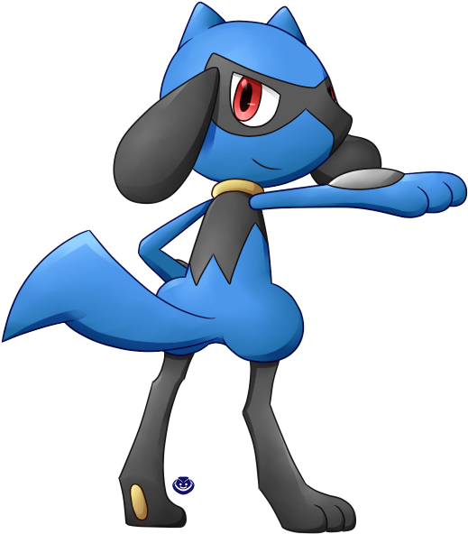 Riolu Pokemon - Riolu (556x618), Png Download
