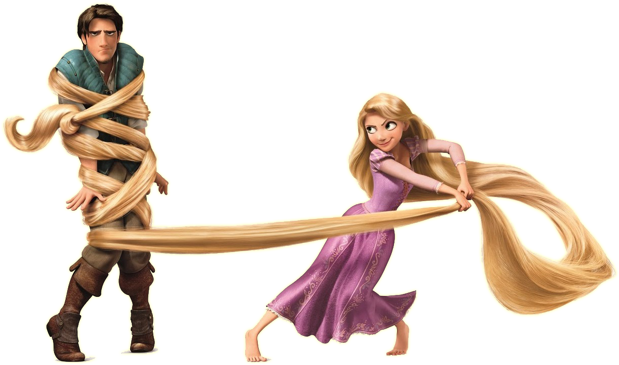 Rapunzel Download Png - Rapunzel And Flynn Png (1257x765), Png Download