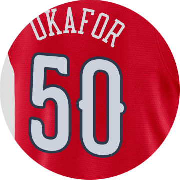 New Orleans Pelicans Emeka Okafor - Deandre Liggins (360x360), Png Download