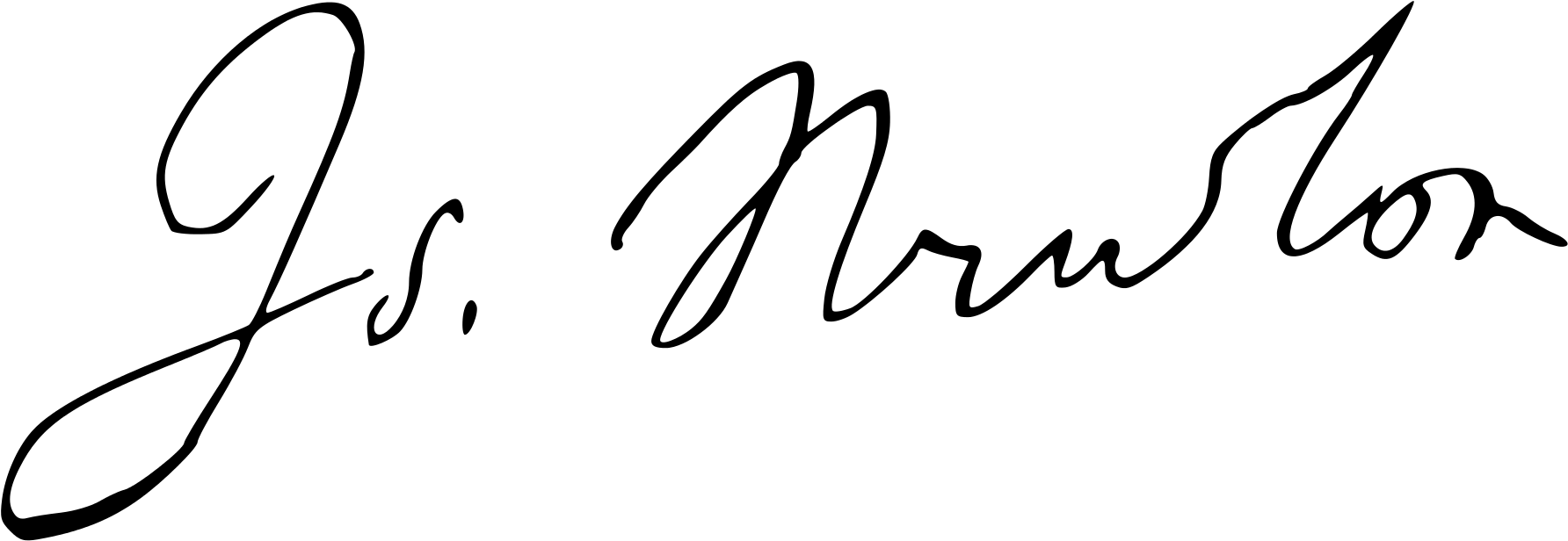 Isaac Newton Autograph - Isaac Newton Signature (2000x677), Png Download