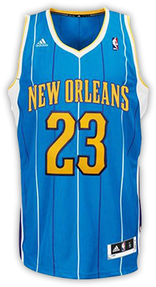 2008 - 2013 [hornets] - New Orleans Hornets Jersey (300x450), Png Download