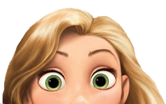 Face Clipart Rapunzel - Disney Rapunzel Eyes (720x424), Png Download