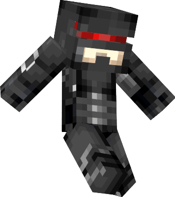 Undefined - Black Robot Minecraft Skin (356x400), Png Download