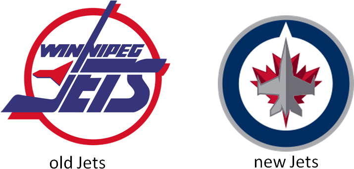 Now The City Of Glendale Is Not Really Interested In - Winnipeg Jets Logo History (886x359), Png Download
