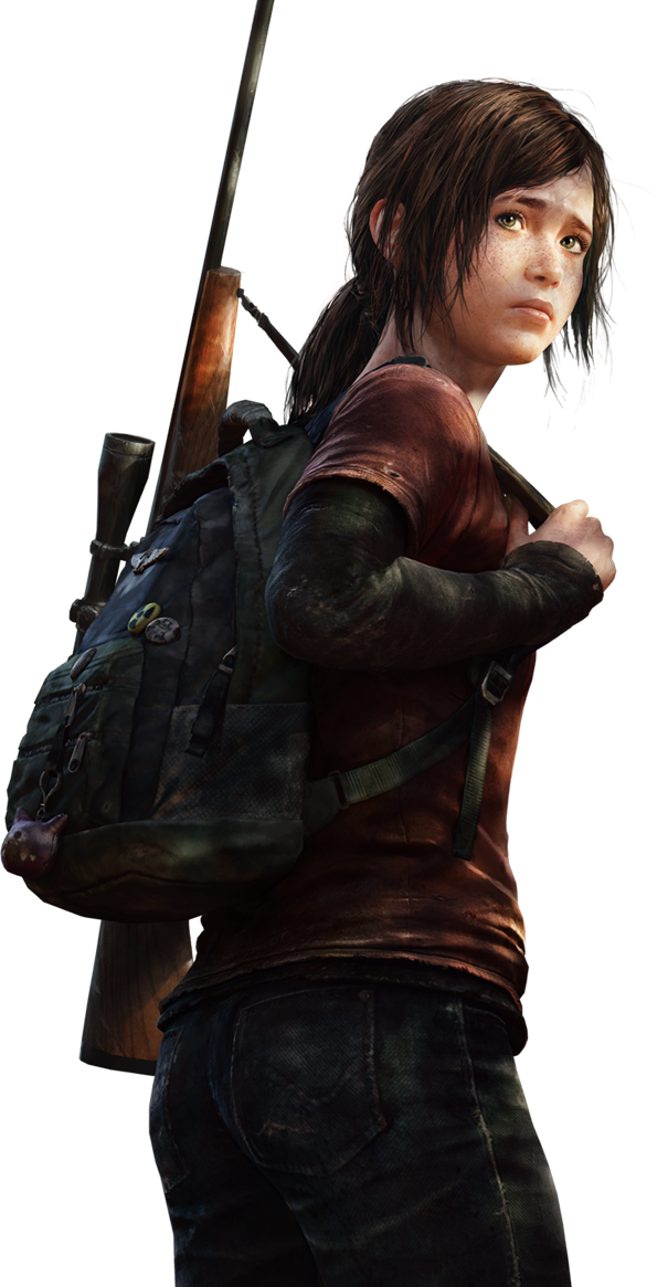 The Last Of Us Ellie Render - Last Of Us Ellie Png (595x1165), Png Download