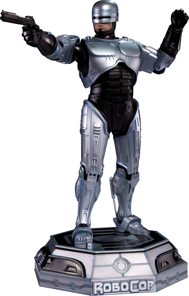 Robocop 1/4 Scale Statue - Robocop Model Kit (638x1000), Png Download