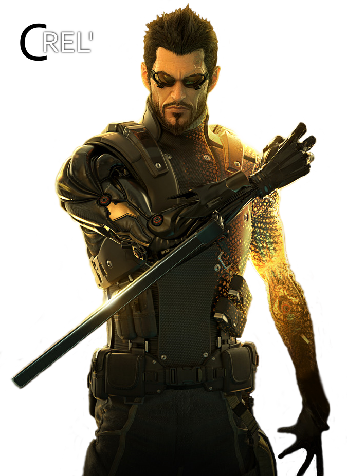 No Caption Provided - Deus Ex Human Revolution Adam Jensen (675x927), Png Download