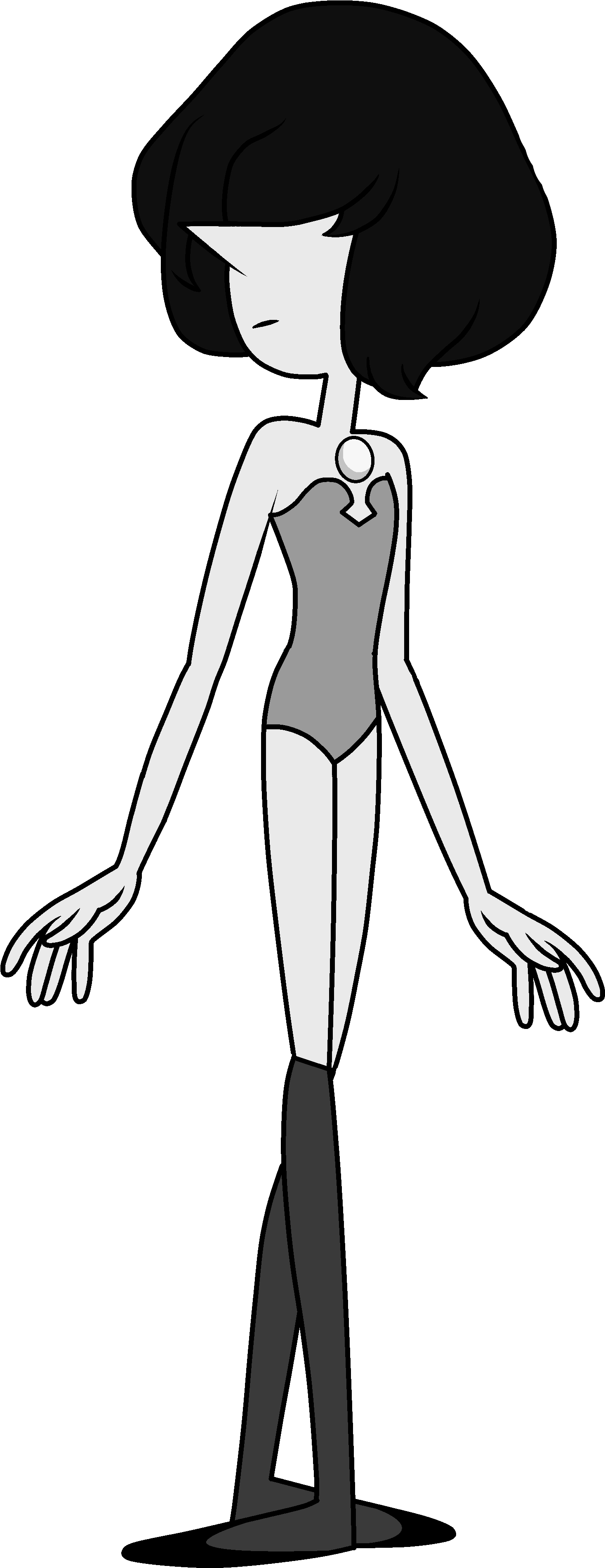 Black Diamonds Pearl - Steven Universe (1653x3798), Png Download