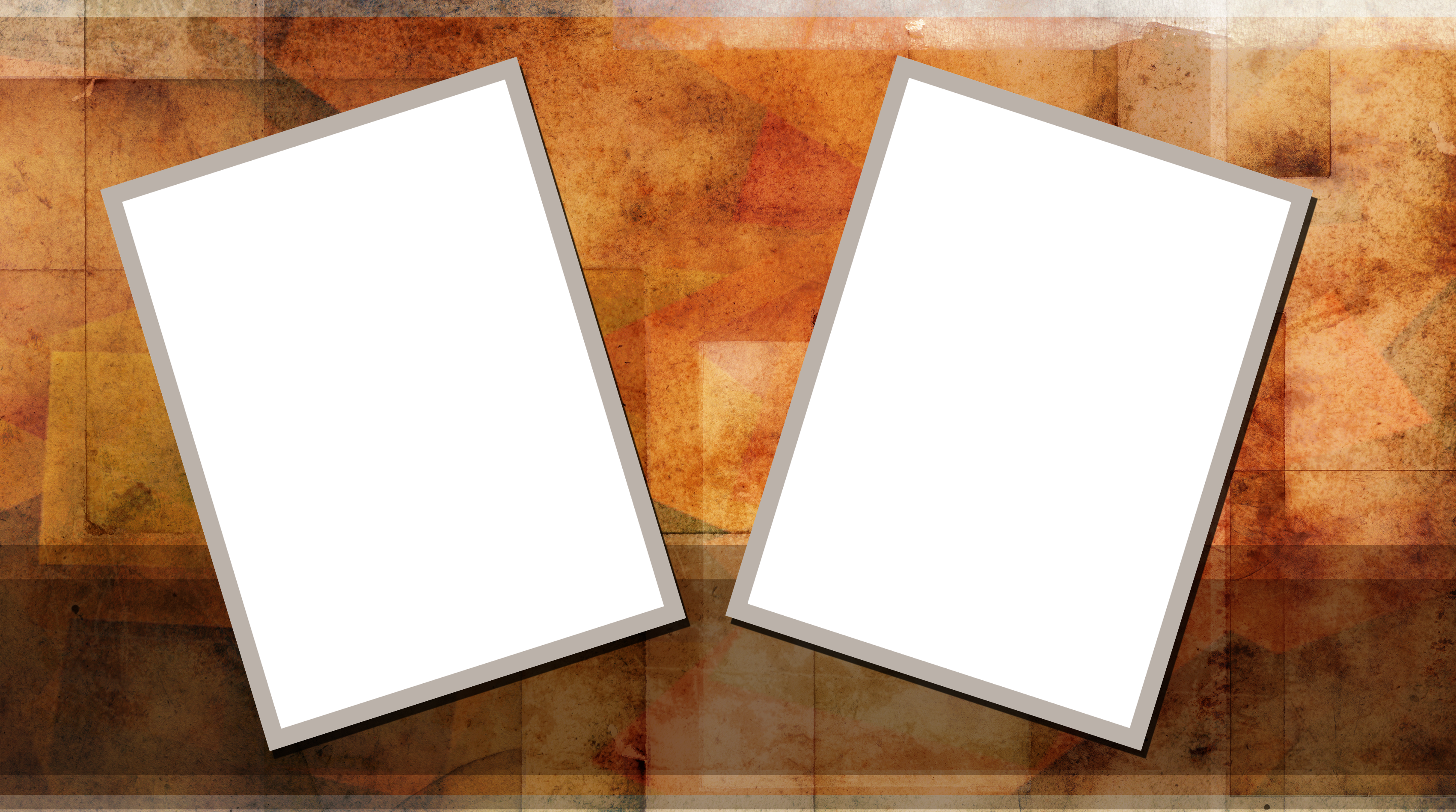 Grunge Background - Background Photo Frame Png (3402x1899), Png Download