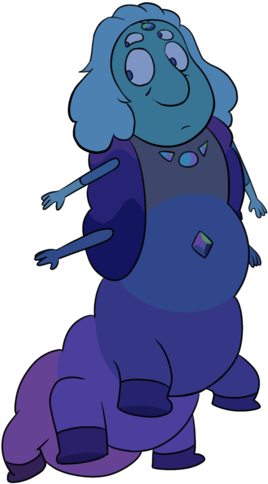 I've Been Debating, Are The Three Triangle Shaped Cuts - Fluorite Steven Universe Gems (323x500), Png Download