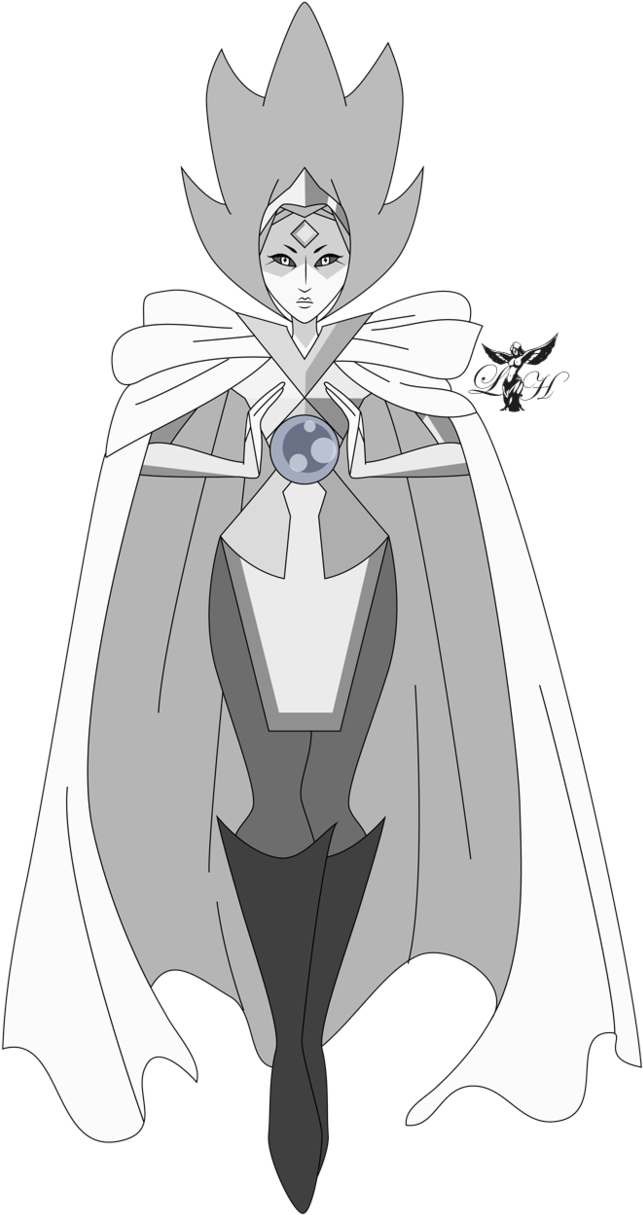 White Diamond Steven Universe - Steven Universe White (651x1228), Png Download