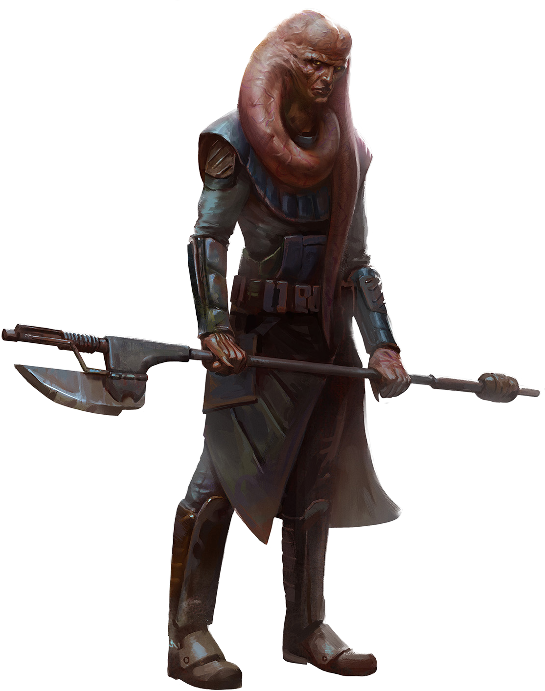 A Twi'lek Jedi Executioner With A Vibro-ax - Star Wars: Force And Destiny - Seeker Executioner Specialization (1125x1420), Png Download