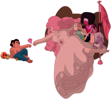 Creation Of Steven - Cartoon (400x400), Png Download
