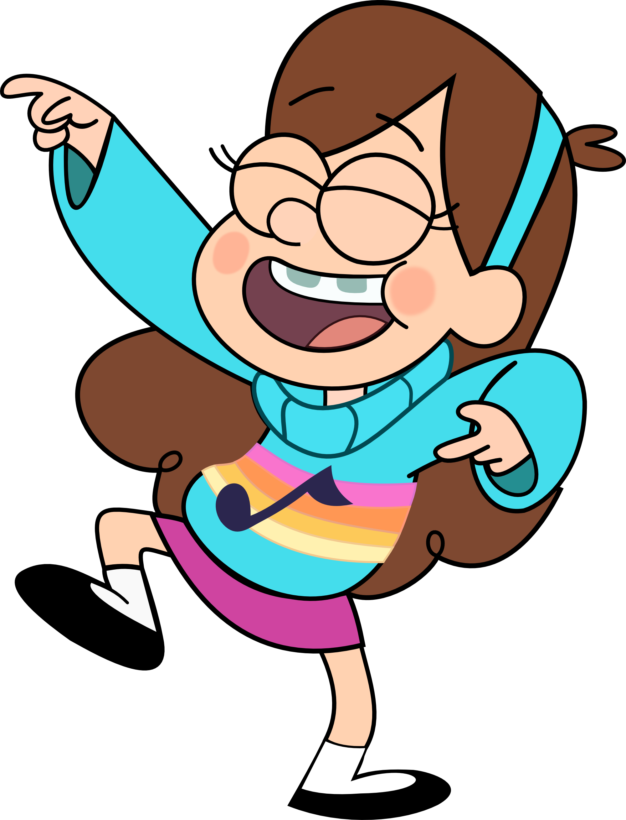 Gravity Falls Png - Gravity Falls Mabel Png (1222x1600), Png Download