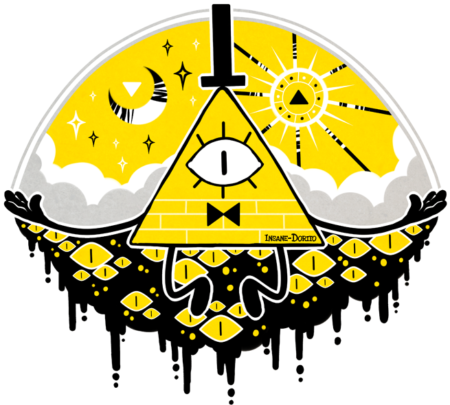 Bills Prophecy By Insane-dorito On Deviantart Gravity - Bill Cipher Png (700x628), Png Download