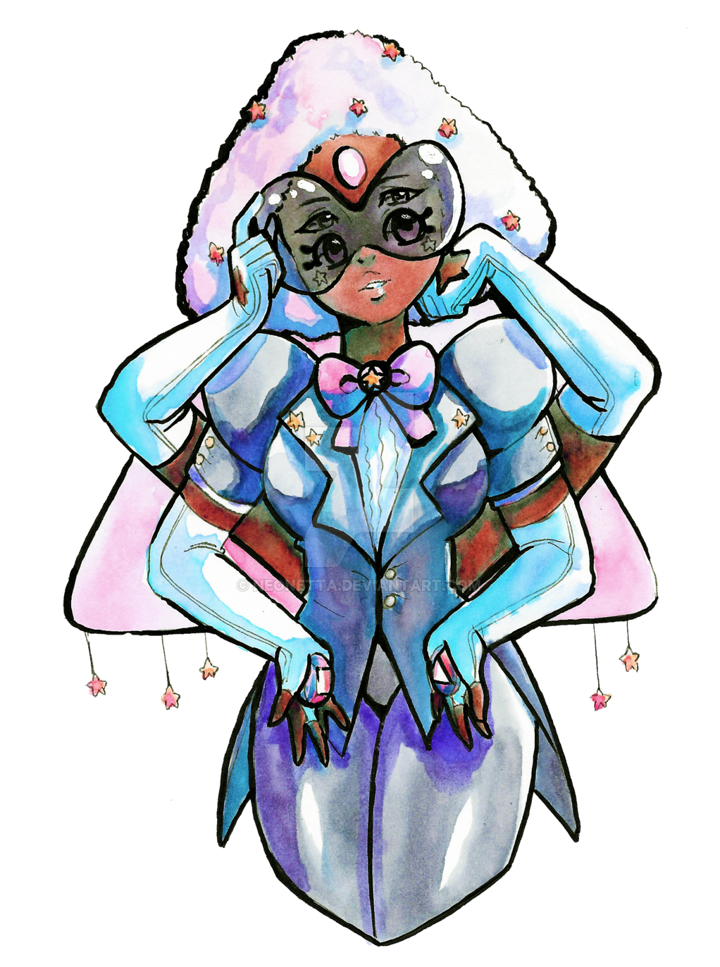 Sardonyx Watercolor By Neonetta On Deviantart - Watercolor Painting (1024x1386), Png Download