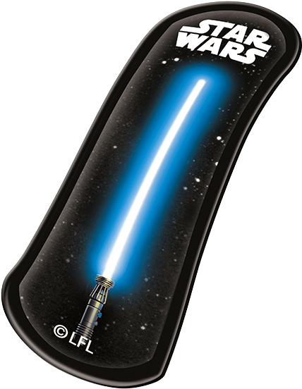 Luke's First Lightsaber Has A Bright Blue Blade And - Gadget (640x640), Png Download