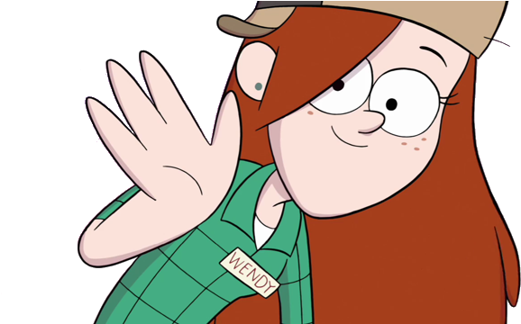 S1e5 Wendy High Five Transparent - Gravity Falls Png Transparent (640x359), Png Download