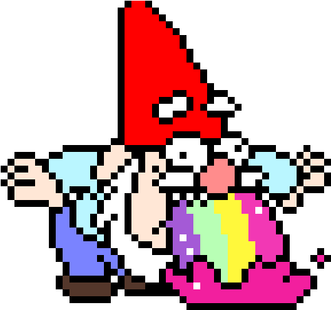 Gravity Falls Gnome - Gravity Falls Pixel Art (510x450), Png Download