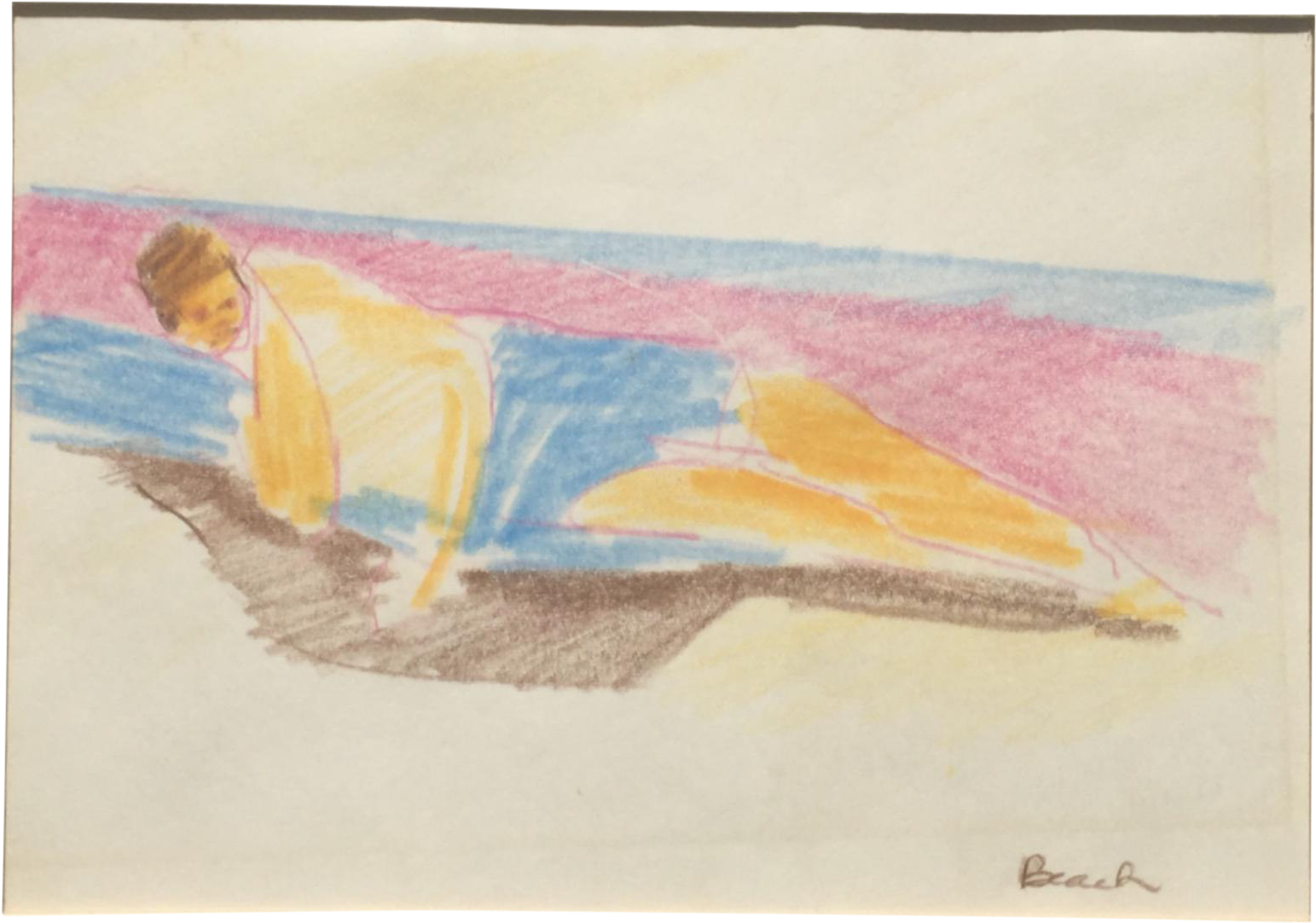 Transparent Download S Beach Figurative Chairish - Drawing (2348x1848), Png Download