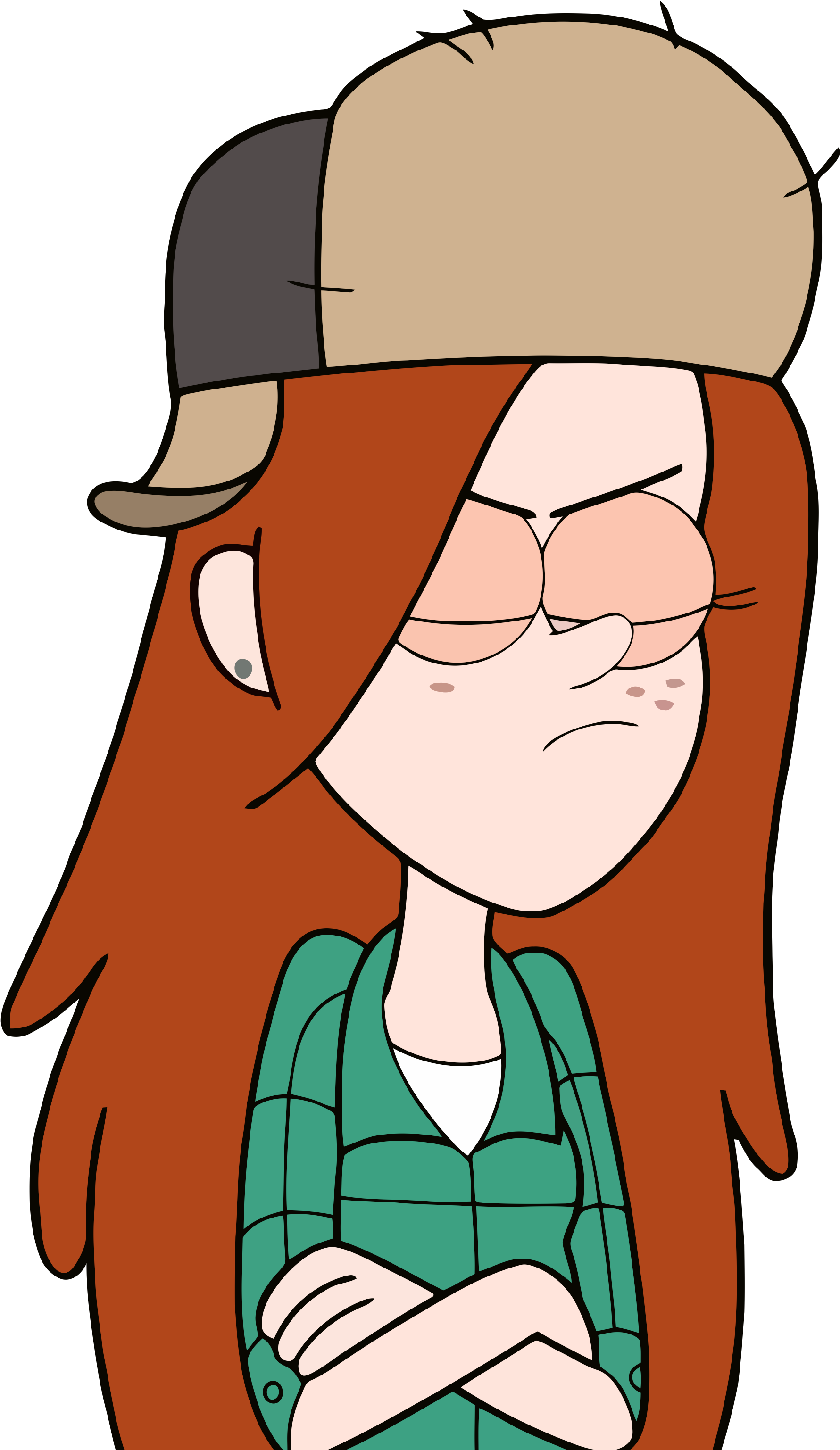 S1e17 Wendy Transparent - Gravity Falls (1800x3076), Png Download