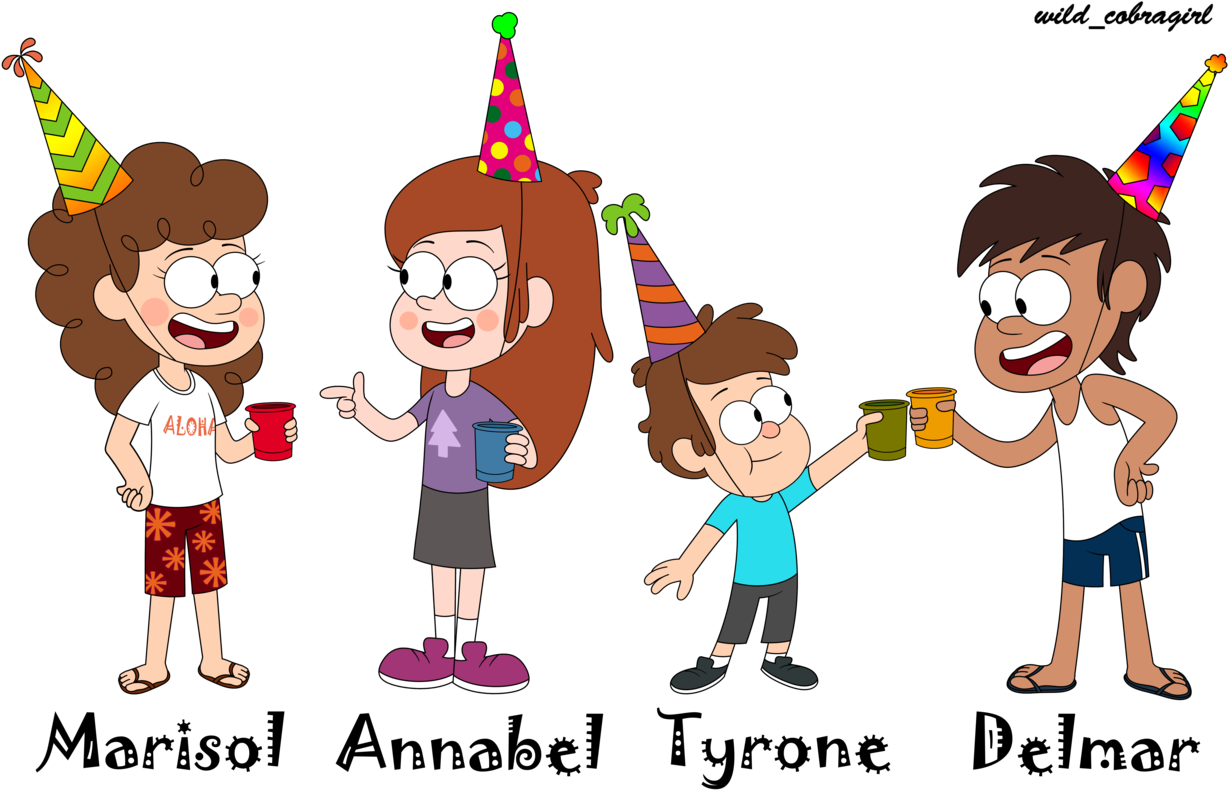 Cousins - Gravity Falls Mariol And Delmar (1280x810), Png Download